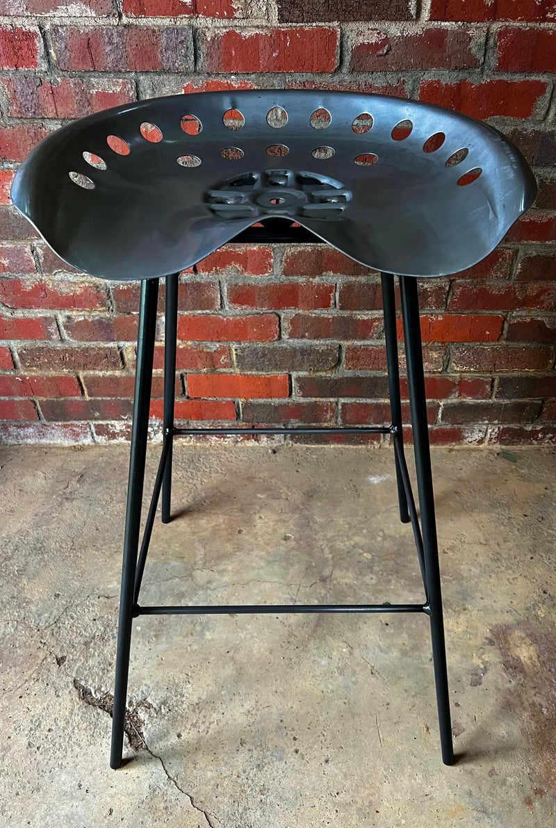 FREE SHIPPING - Outdoor Bar Stool, Metal Bar Stool, Welded Barstool, Tractor Seat Stool, Backless Bar Stool, Counter Height Stool, Table Top