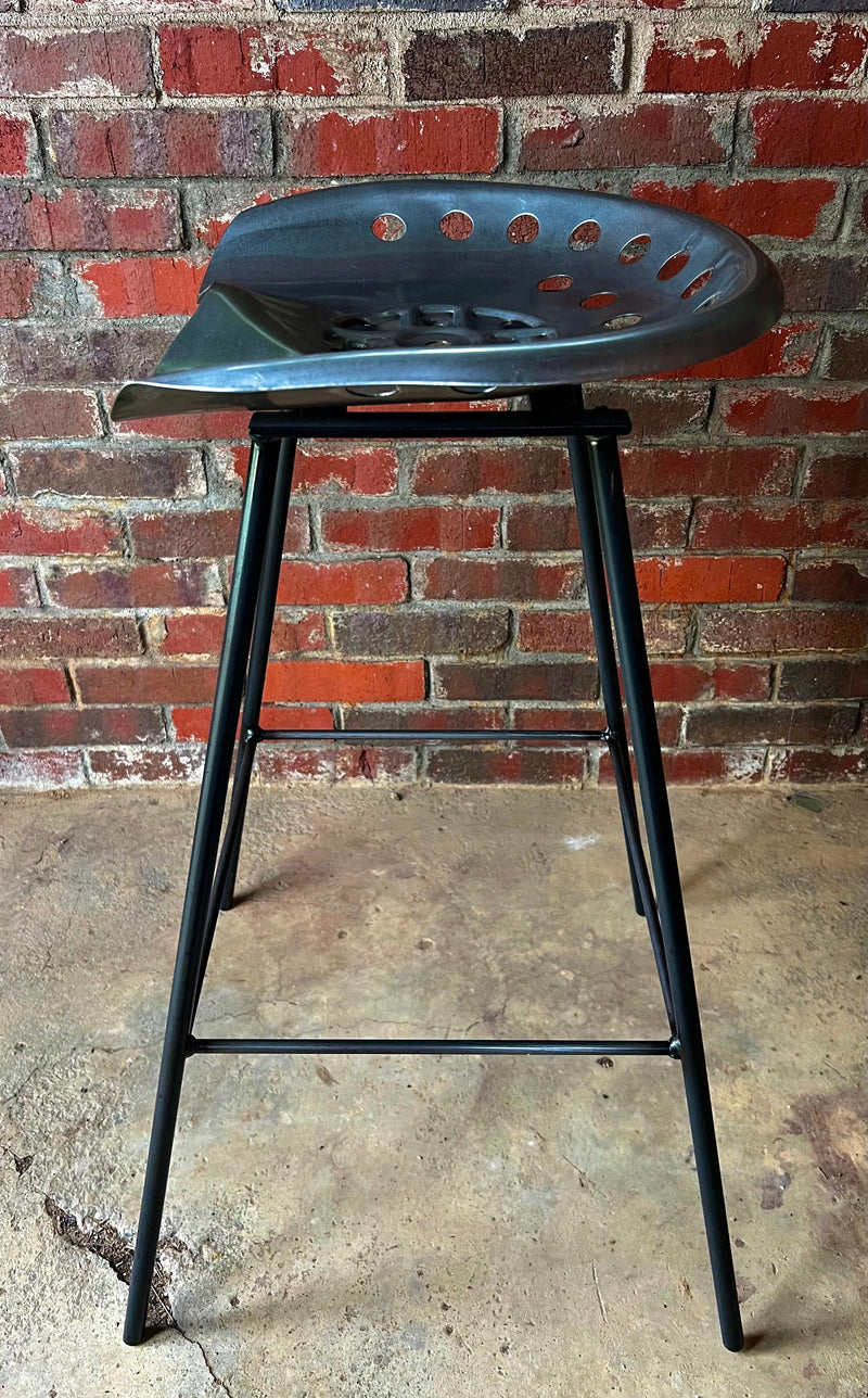 FREE SHIPPING - Outdoor Bar Stool, Metal Bar Stool, Welded Barstool, Tractor Seat Stool, Backless Bar Stool, Counter Height Stool, Table Top