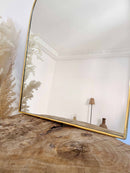 Arched Mirror - Brass Bathroom Mirror