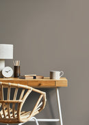 Minimalist Wallpaper Featuring a Solid Color in Middle Gray - D421