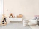 Solid Color Wallpaper with a Minimalist Finish in Cream - D423