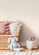 Solid Color Wallpaper with a Minimalist Finish in Cream - D423