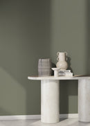 Modern Solid Color Wallpaper in a Soothing Olive Green - D433