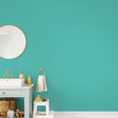 Solid Color Wallpaper in Turquoise - D443