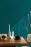 Solid Color Wallpaper in Skobeloff Teal - D444