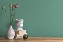 Solid Color Wallpaper in Muted Sage Green - D468
