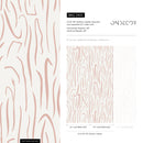 Abstract Wallpaper with Hand-Drawn Wavy Lines in Pink - D616
