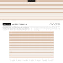 Striped Wallpaper in Beige and Taupe - D730