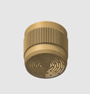 Half Mid-Century Ribbed Planter with Drainage and Saucer