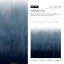 Abstract Wallpaper with a Painterly Ombre Gradient in Blue and White - X159