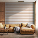 Striped Wallpaper in Beige and Taupe - D730