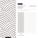 Modern Geometric Wallpaper with an Arched Dot Pattern in Brown - C076