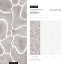 Abstract Wallpaper with a Fluid Watercolor Pattern in Taupe and Off-White - C943