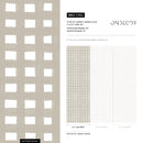 Minimalist Painterly Grid Gingham Wallpaper in Beige - C952