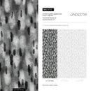 Abstract Wallpaper with Painterly Brushstrokes in Gray and Black - X113