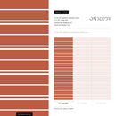 Striped Wallpaper Featuring Modern Pinstripes in Terracotta and White - D761