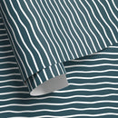 Abstract Wallpaper with Wavy Hand-Drawn Lines in Dark Blue and White - D751