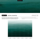 Ombre Wallpaper with a Textured Gradient in Emerald Green - X162