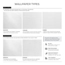 Woodland Wallpaper in Light Aqua and White - B790