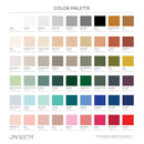 Desert Wallpaper with an Illustrated Cactus Scene in Green, Red, and Black - B428
