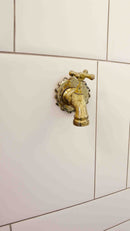 Unlacquered Brass Bathroom Faucet - Gold Bathroom Faucet