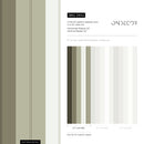Striped Wallpaper with a Beadboard Panel Effect in Green and Charcoal - D842