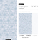 Geometric Wallpaper with a Triangle Mosaic in Shades of Blue - A010