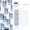 Abstract Wallpaper with Painterly Brush Strokes in Blue - A195
