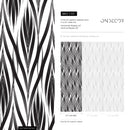 Art Deco Wallpaper with Sweeping Brush Strokes in Black and White - C101