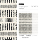 Abstract Wallpaper with Irregular Stripes in Black and Off-White - A798