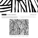 Abstract Wallpaper with Bold Brushstroke in Black and White - B972