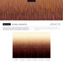 Ombre Wallpaper with Textured Brushstrokes in Orange, Brown, and Beige - X158