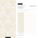 Minimalist Dotted Arch Geometric Wallpaper in Gold- A925