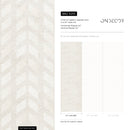 Minimalist Subtle Chevron Geometric Wallpaper in Beige and Off-White - A293