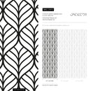 Geometric Wallpaper in Black and White - D972