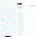Minimalist Splatter Dot Abstract Wallpaper in Blue - A114