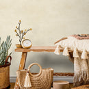 Minimalist Chevron Wallpaper with a Minimalist Stripe Motif in Yellow and Cream - A341