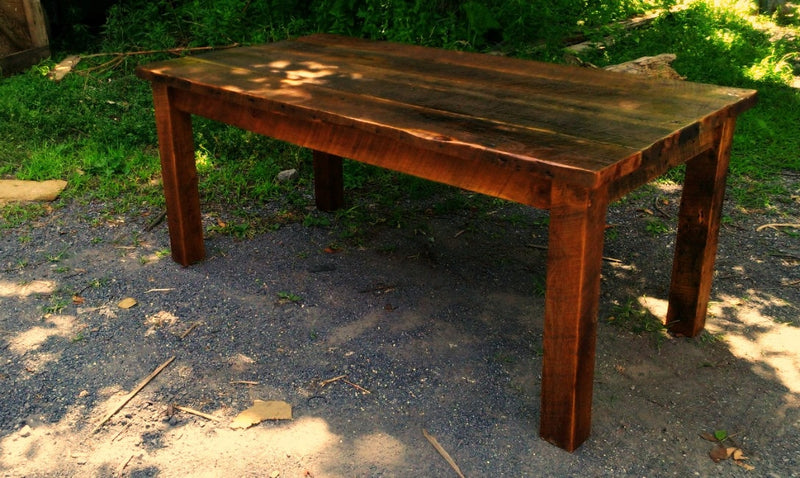 Free Shipping - Antique Farm Table, Farmhouse Table, Primitive Farm Table, Indoor Dining Table, Rustic Table