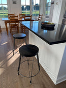 Counter Height Stool, Counter Stool, Industrial Bar Stool, Rustic Bar Stool /ICE CREAM/ Reclaimed Wood Stool, Modern Farmhouse Stool