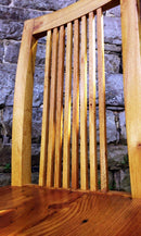 Williamsburg Colonial Style Reclaimed Wormy Chestnut Heirloom Dining Chair, Rustic Refined Dining Chair, Antique Farmhouse Dining Chair