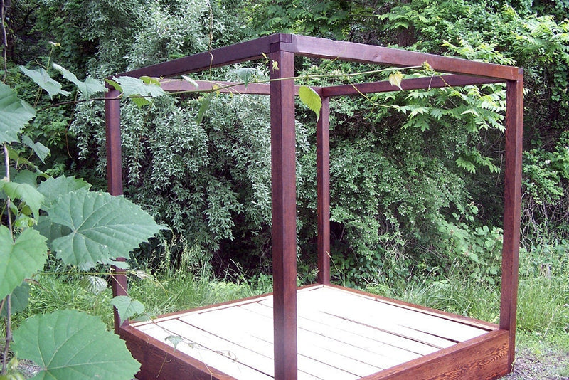 Platform Bed, Four Poster Bed, Canopy Bed, Cabana Bed, Reclaimed Wood Platform Bed, Four Poster King Bed, Modern Platform Bed, Custom Bed