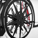 Custom Car Metal Wall Art with Spinning Wheels, Personalized Car Design, Custom Auto Gift for Men, Garage Decor, Your Car Line Art-KAFMEKA048