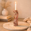 Boho Chic Swan Candleholder