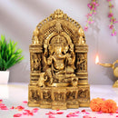 Ornate Indian Traditional Brass Ganesha Statue