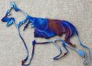 German Shepherd Metal Art