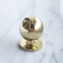 Polished Brass "Chandler" Ball Round Cabinet Knob
