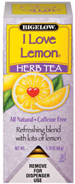 Bigelow I Love Lemon Herbal Tea Bags – 28 Count