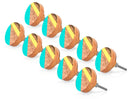 Mascot Hardware Fusion 1-1/2 in. Diagonal Bar & Carribean Cabinet Knob (Pack of 10)