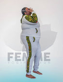 Kente green African joggers| Unisex
