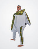 Kente green African joggers| Unisex